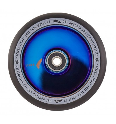 Paspirtuko ratukas Striker Lighty Full Core V3 Blue Chrome