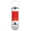 Globe G0 Block Serif 8.0 White/Red skateboard
