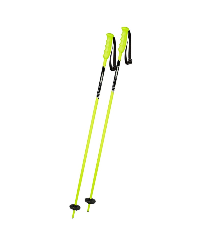Vaikiškos kalnų slidinėjimo lazdos Komperdell Bright Yellow