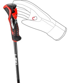Kalnų slidinėjimo lazdos Leki Airfoil 3D