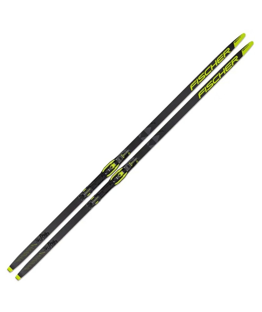 Fischer Twin Skin Pro MED lygumų slidės su apkaustais