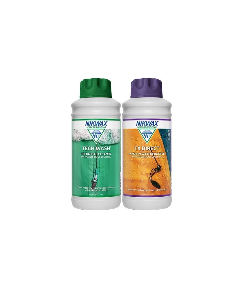 Nikwax Tech Wash® & TX.Direct® Wash-in Set 1000 ml