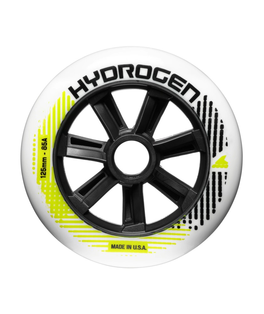 Rollerblade HYDROGEN 125/85A inline skates wheels 6 pc