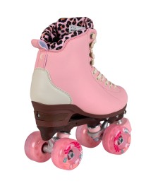 Chaya Miyu Pink Leopard quad skate