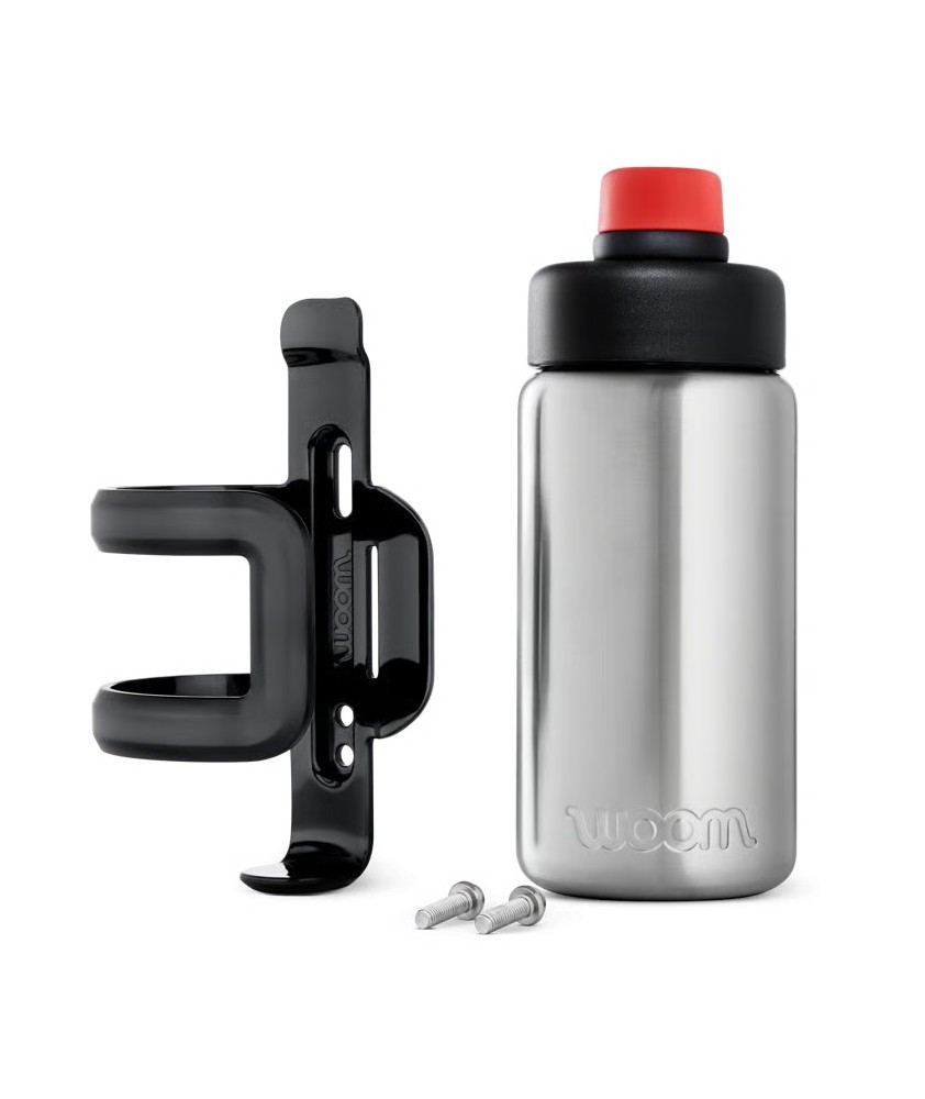 WOOM GLUG Stainless Steel Bottle + Bottle Cage